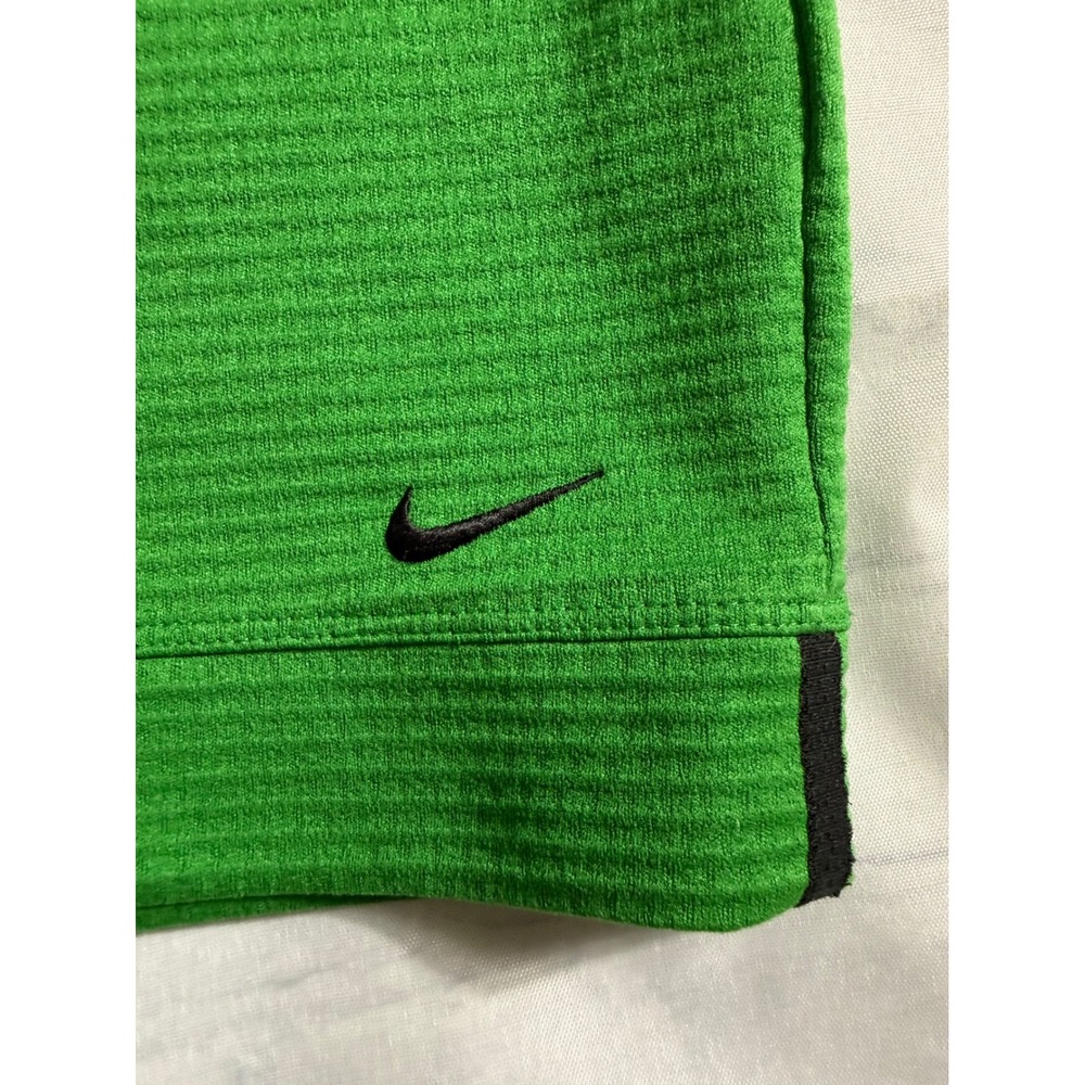 Nike Pullover Sz XL Green Black Textured Thermal Long Sleeve 1/4 Zip Gorpcore - Picture 4 of 7